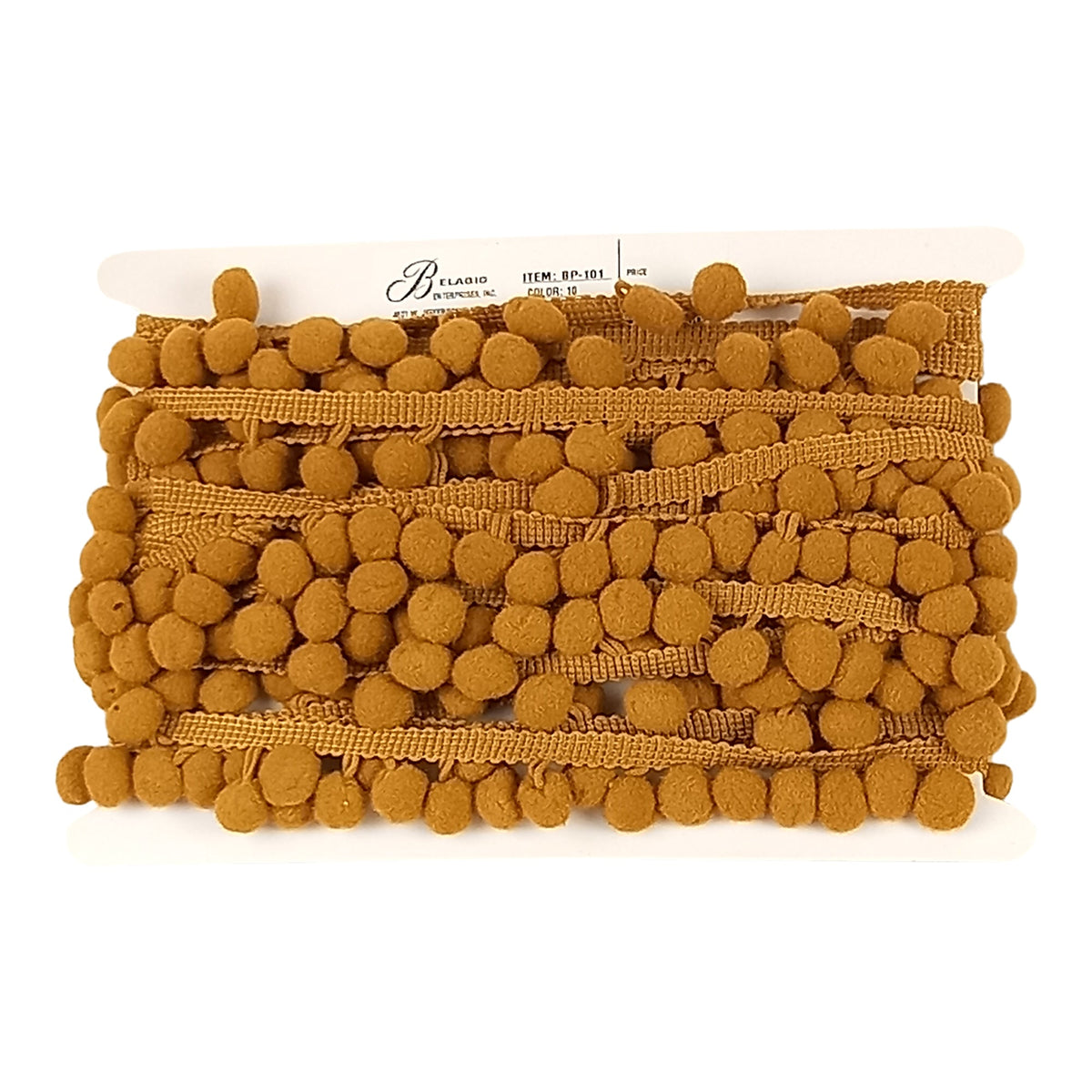 Pom Pom Collection - 5/8" width X 10 Yards in Gold