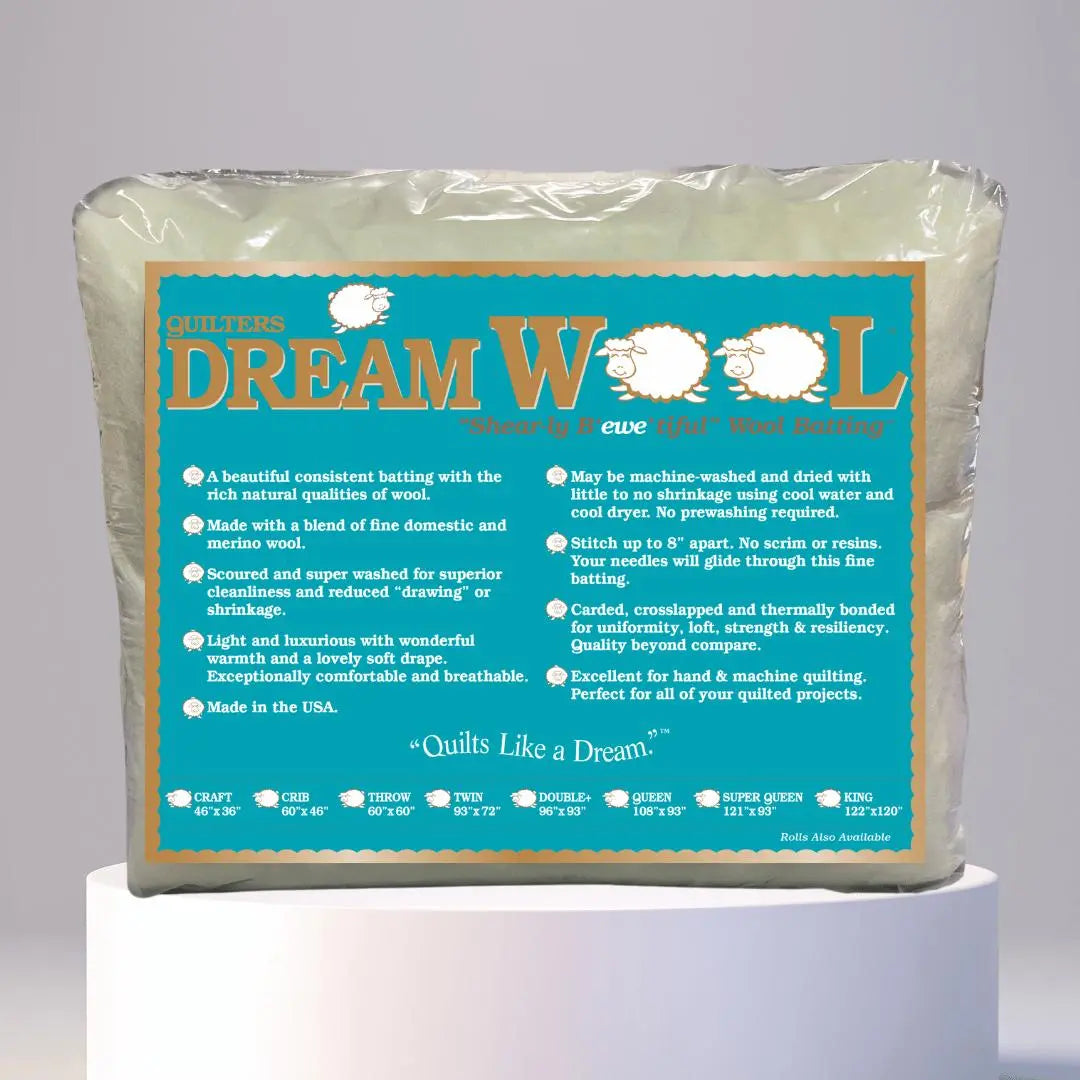 Quilters Dream Wool Batting Package (Available For Pre-Order) — Craft 46" × 36"