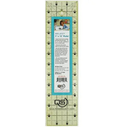 Quilters Select 3" x 12" Non-Slip Ruler