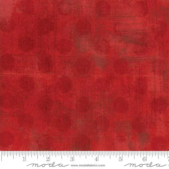 Red Hits The Spot Grunge Cotton Wideback Fabric Per Yard