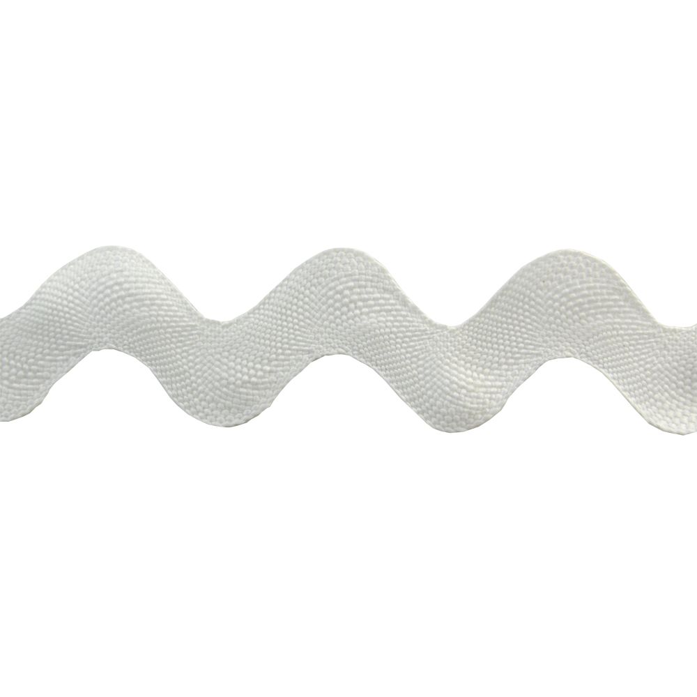 Rick Rack Collection - 1 1/4" Width (10 Yard Roll) - BRC-20MM-27 White
