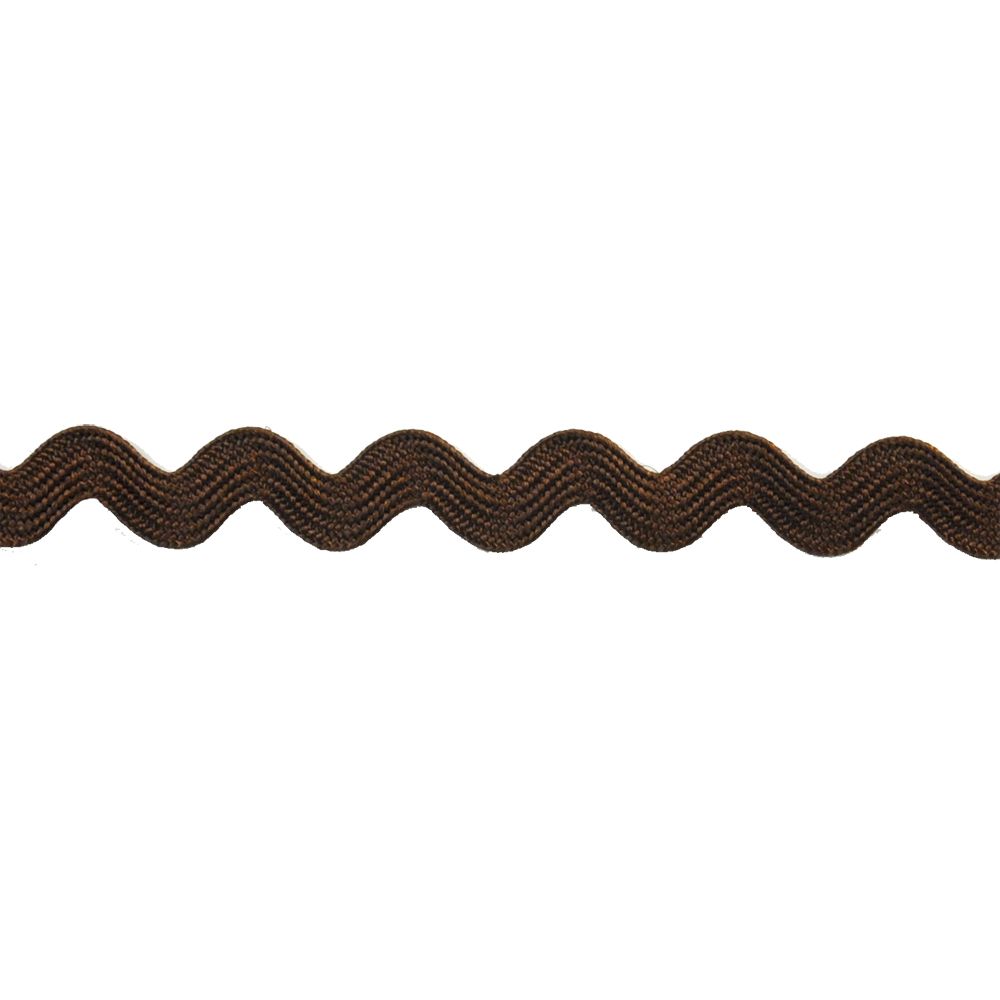 Rick Rack Collection - 3/8" Width (25 Yard Roll) - BRC-5MM-06 Brown