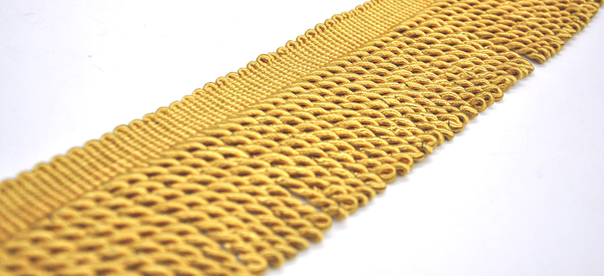 Softer Collection 4" Bullion Fringe - 15 Yard Bolt - Multiple Colors BF-4043