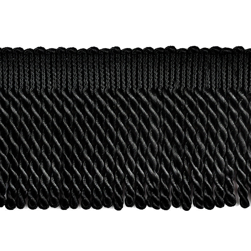 Softer Collection - 4" Width BULLION FRINGE (15 Yard Roll) - BF-4043-02 Black