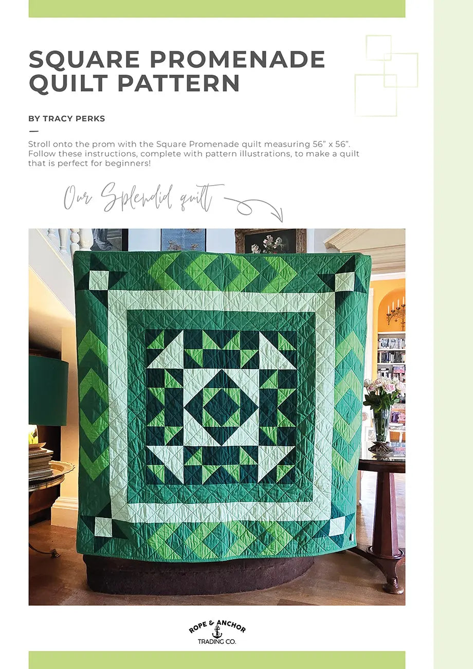 Square Promenade Quilt Pattern