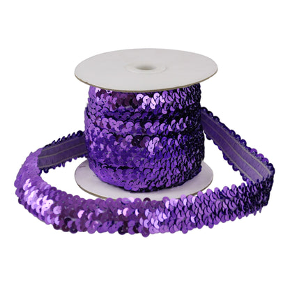 Stretch Sequin Trim - 1" Width (10 Yard Roll) - BQ-302-26