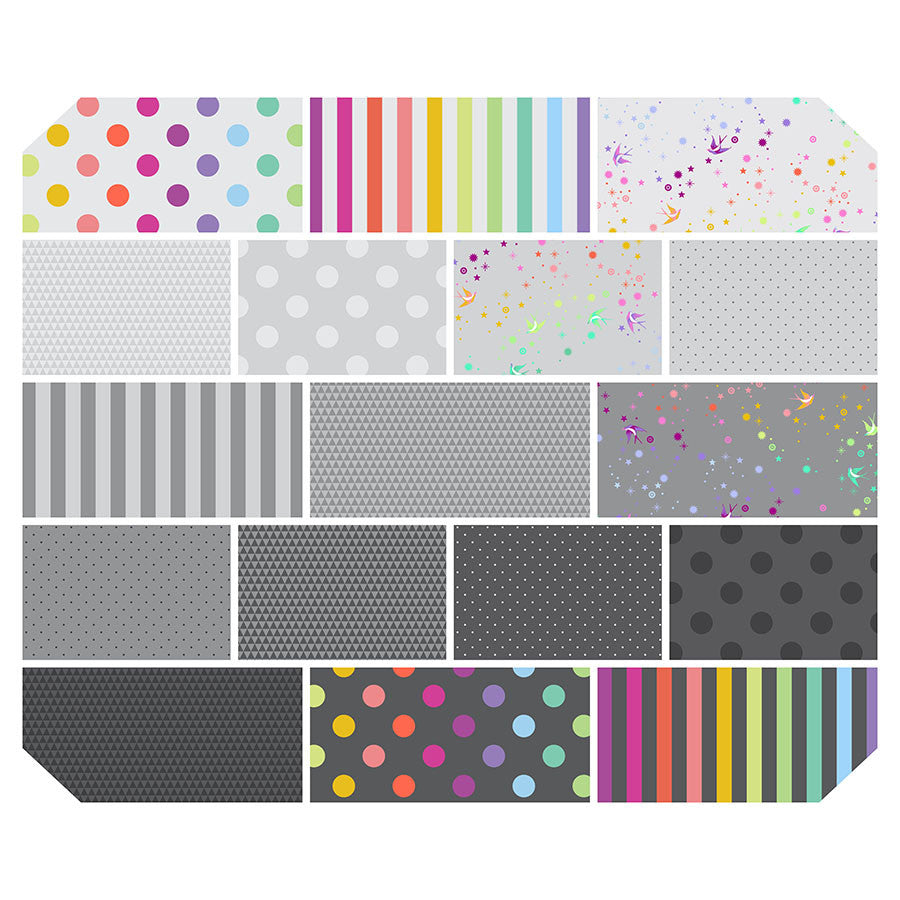 2025 Tula Pink True Colors - Fat Quarter Gray