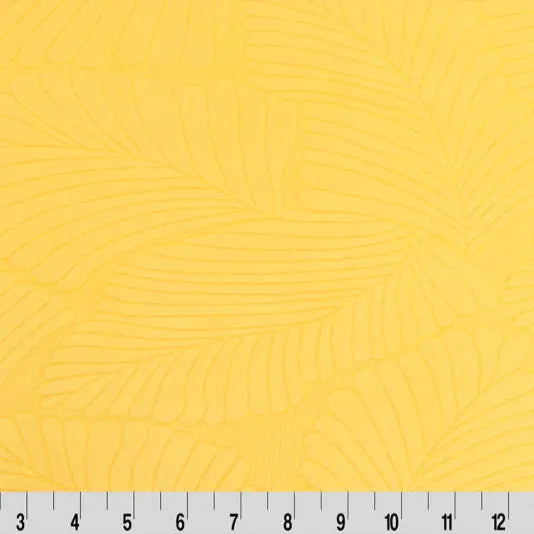 Yellow Sunshine Cuddle 3 Extra Wide Tropic Burnout Fabric per yard