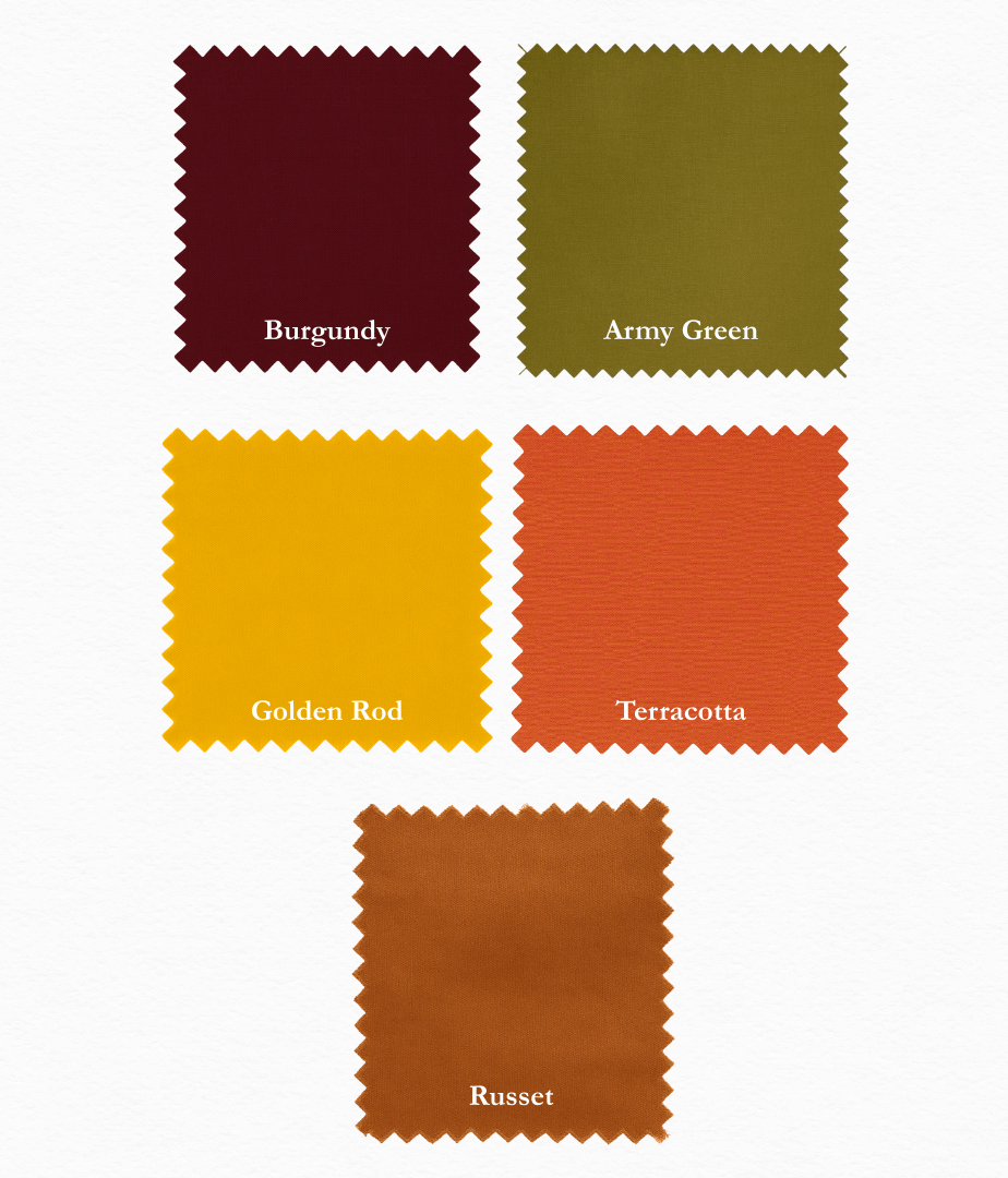 Supreme Solids - One Yard Bundle - 5 pack (Autumn Hues)