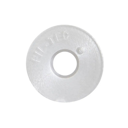 13174 White Prewound Clear-Glide Bobbin Tube - Style L