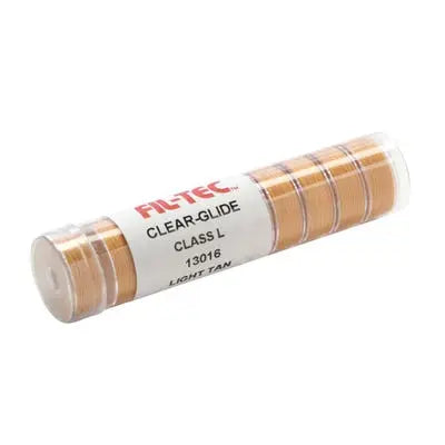 13016 Light Tan Prewound Clear-Glide Bobbin Tube - Style L