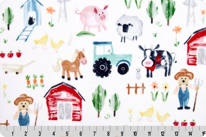 Farmer Ted Digital Cuddle Multi 58/60" Fabric Per Yard