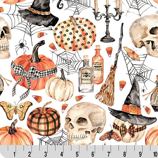 Digital Cuddle Rust Spellbound 58"/60" Fabric per yard