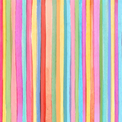 Multi Magic Stripe Books are Magic Cotton 44"/45" Fabric Per Yard