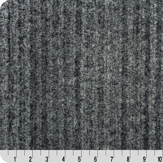 Luxe Cuddle Weave Silver 58"/60" Fabric per yard