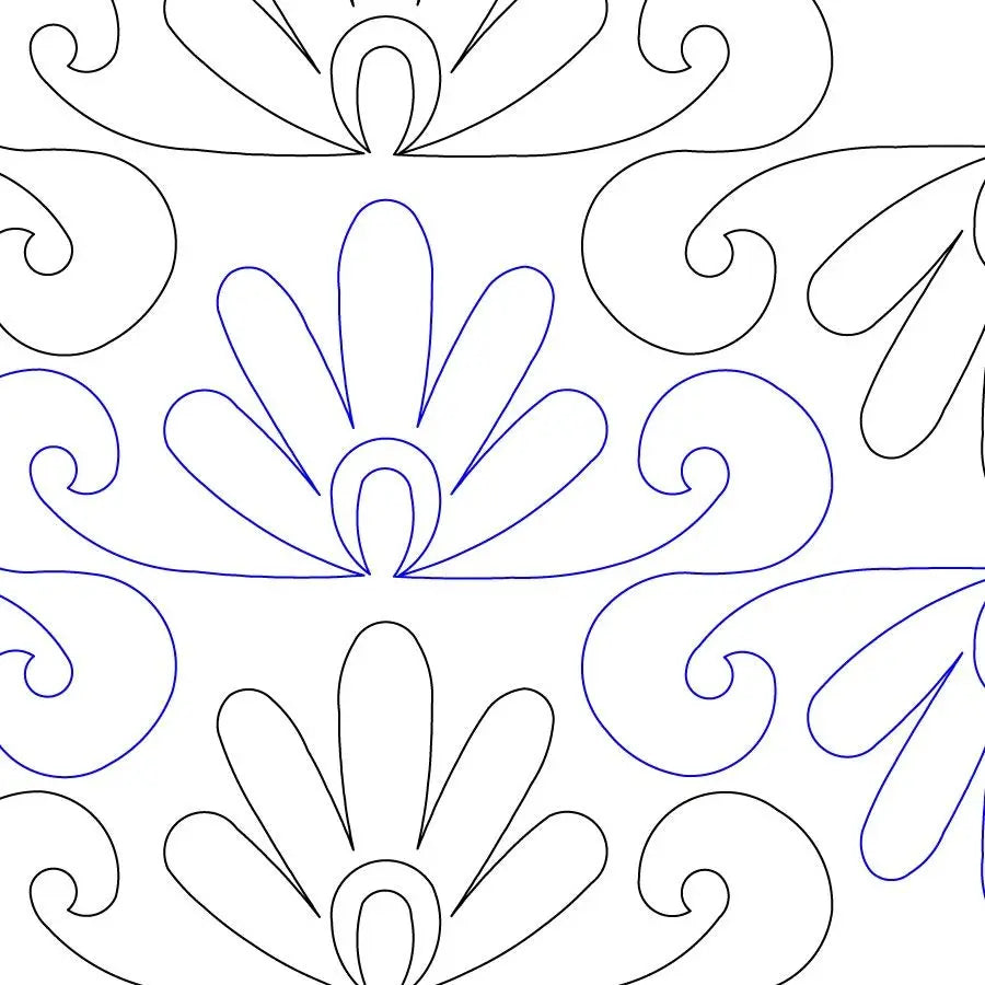 Feather Flower Allover Digital E2E