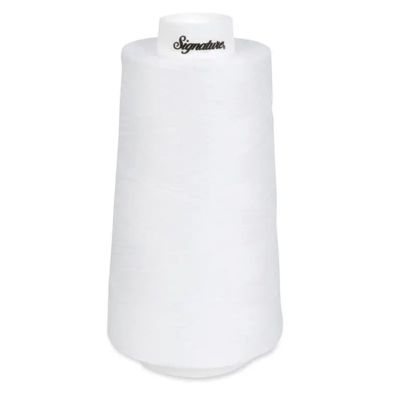 001 White Signature Cotton Thread - 3,000 Yard Cone