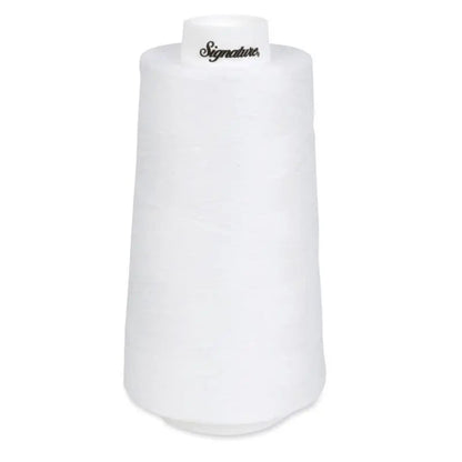 001 White Signature Cotton Thread - 3,000 Yard Cone